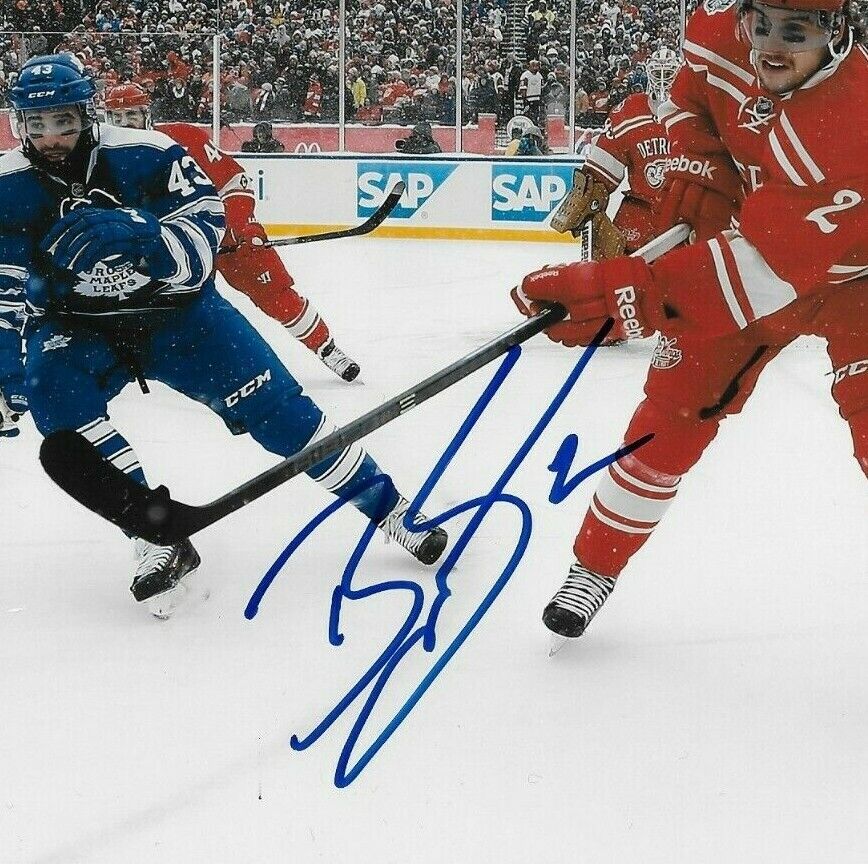 Autographed Detroit Red Wings Brendan Smith 8x10 Photo Original