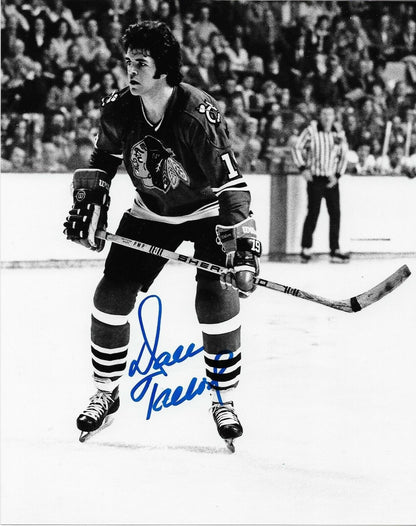 Photo originale autographiée de Dale Tallon des Blackhawks de Chicago 8x10