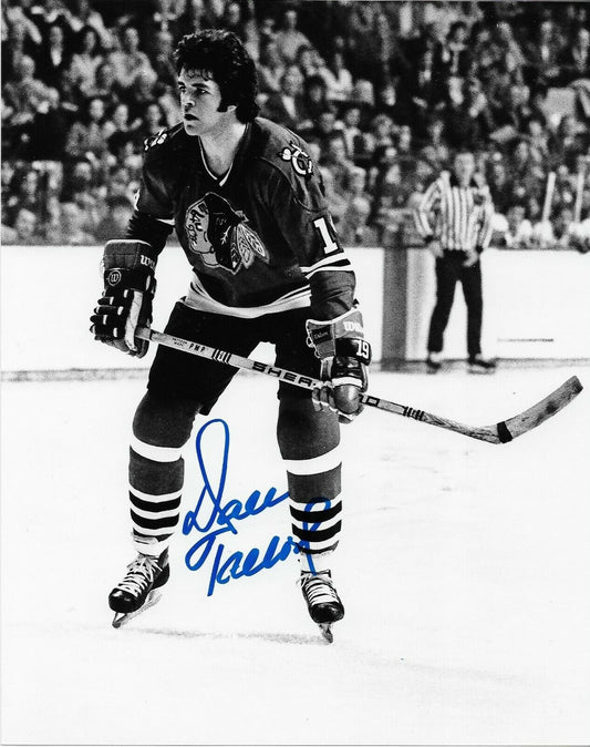 Photo originale autographiée de Dale Tallon des Blackhawks de Chicago 8x10