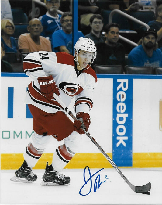 Autographed Carolina Hurricanes Jake Bean 8x10 Photo Original
