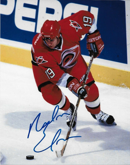 Autographed Carolina Hurricanes Nelson Emerson 8x10 Photo Original