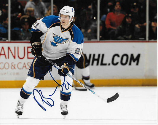 Autographed St Louis Blues Patrik Berglund 8x10 Photo Original