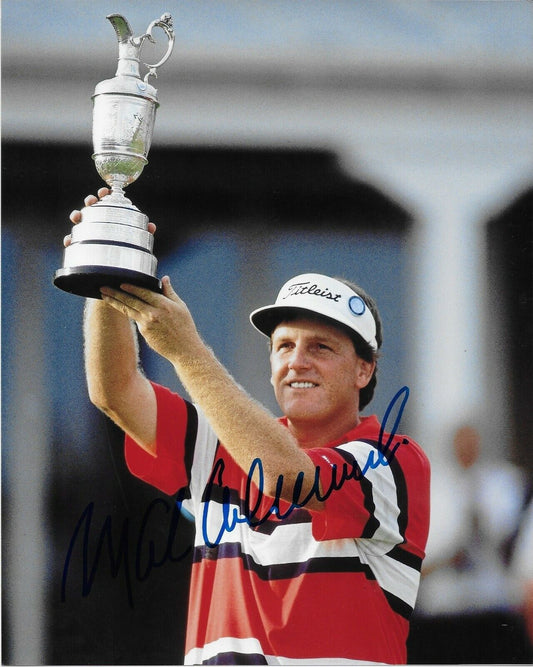 Autographed Mark Calcavecchia British Open PGA Golf 8x10 Photo Original