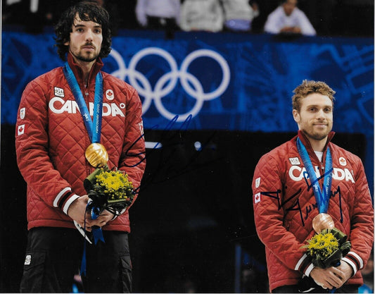 Auto Charles Hamelin Jean Louis Tremblay Olympics Short Track Speed Skating 8x10