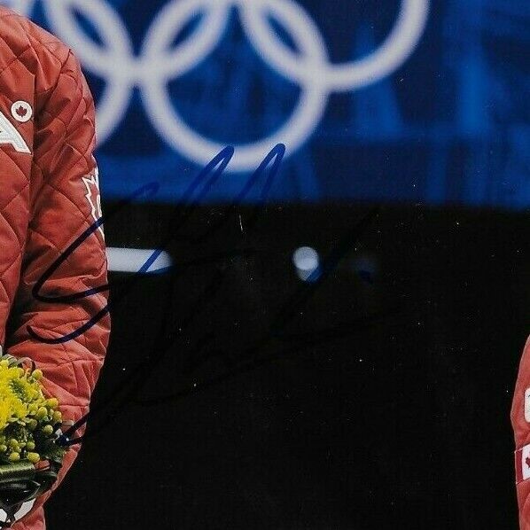Auto Charles Hamelin Jean Louis Tremblay Olympics Short Track Speed Skating 8x10