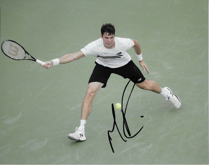 Autographed Milos Raonic WTA Tennis 8x10 Photo #2 Original