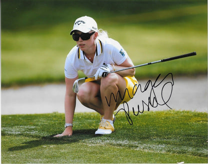 Photo originale 8x10 autographiée de Morgan Pressel LPGA Golf