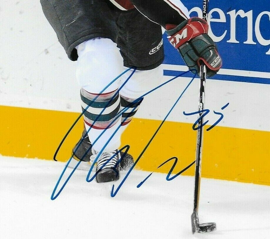 Autographed Minnesota Wild Nick Johnson 8x10 Photo Original