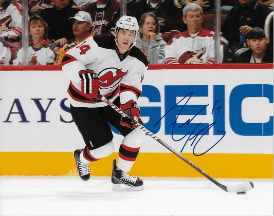 Autographed New Jersey Devils Adam Henrique 8x10 Photo #2 Original