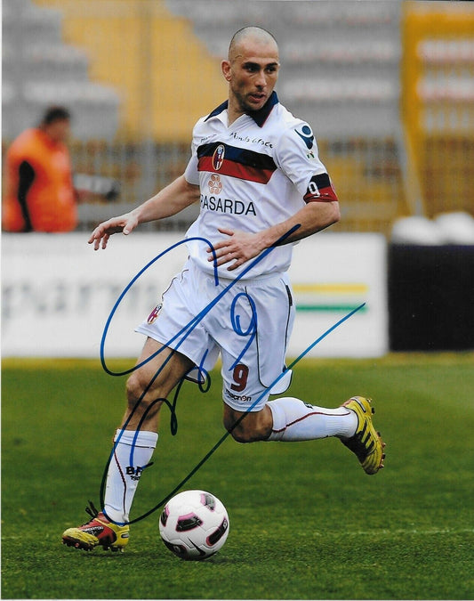 Autographed Bologna FC Marco Di Vaio Montreal Impact 8x10 Photo Original
