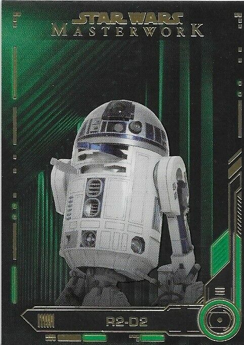 Star Wars Masterworks R2-D2 Green Parallel 66/99