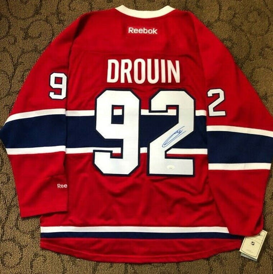 Auto. Authentic Replica Reebok Montreal Canadiens Jonathan Drouin Jersey w JSA