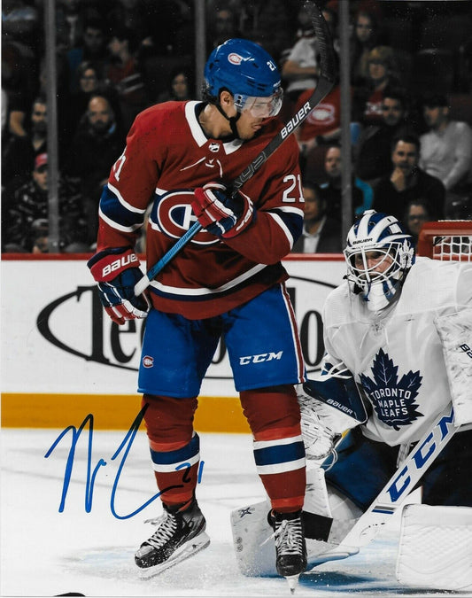 Autographed Montreal Canadiens Nick Cousins 8x10 Photo Original