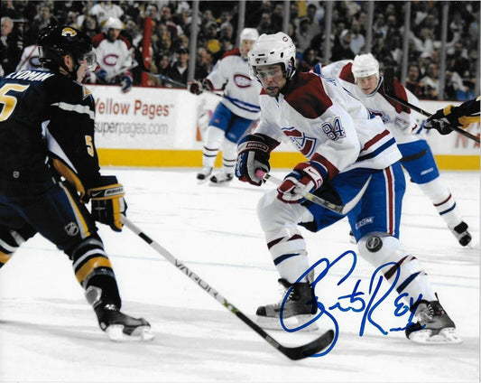 Autographed Montreal Canadiens Guillaume Latendresse 8x10 Photo #2 Original