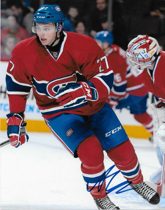 Autographed Montreal Canadiens Alex Galchenyuk 8x10 Photo Original