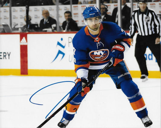 Autographed New York Islanders Jordan Eberle 8x10 Photo #4 Original