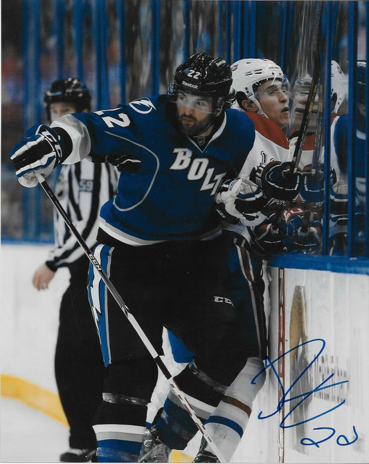 Autographed Tampa Bay Lightning Jean Philippe Cote 8x10 Photo  Original