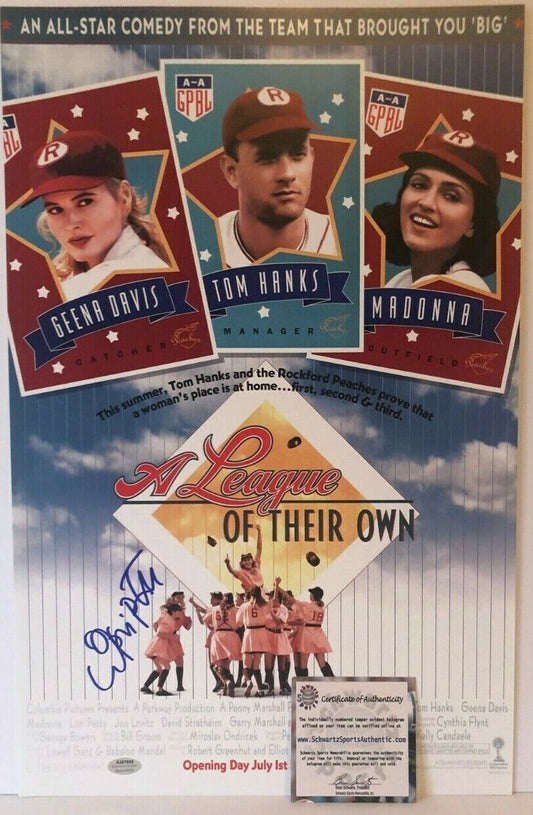 Autographed A League of  Their Own signed Lori Petty 11x17 w/  Schwartz cert
