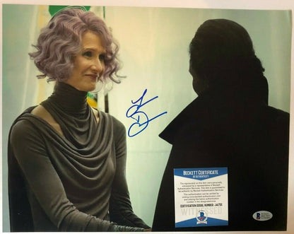 Autographed Laura Dern signed Star Wars 11x14 w/ Beckett cert Original 2