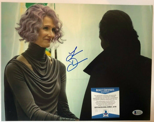 Autographed Laura Dern signed Star Wars 11x14 w/ Beckett cert Original 2