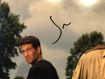 Autographed Jon Bernthal Sarah Wayne Callies signed Walking Dead 11x14 JSA cert