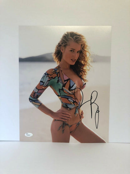 Autographed Rebecca Romijn signed 11x14 w/  JSA cert original