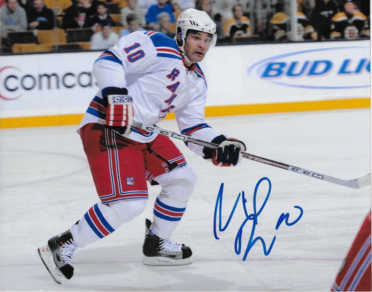 Signed Nigel Dawes New York Rangers Autographed 8x10 Photo #1 Original