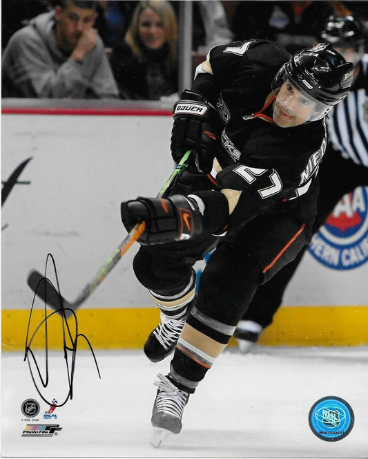 Photo autographiée de Scott Niedermayer, membre du Temple de la renommée des Ducks d'Anaheim, 8x10