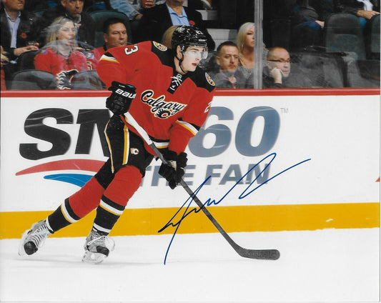 Autographed Calgary Flames Sean Monahan 8x10 Photo Original