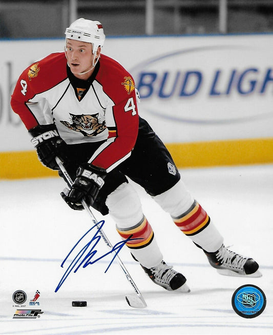 Autographed Florida Panthers Jay Bouwmeester 8x10 Photo #2 Original