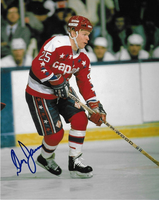 Autographed Washington Capitals Doug Jarvis 8x10 Photo Original
