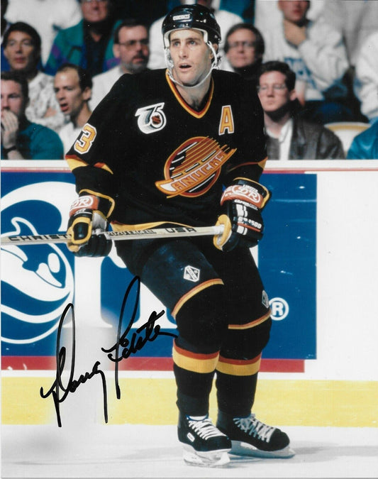 Autographed Vancouver Canucks Doug Lidster 8x10 Photo Original