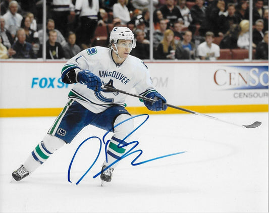 Autographed Vancouver Canucks David Booth 8x10 Photo Original