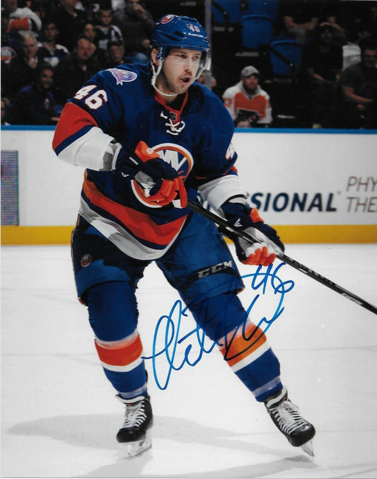 Photo autographiée de Matt Donovan des Islanders de New York 8x10 Original #3