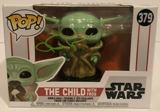 Autographed Star Wars Mandalorian Pop Funko signed by John Rosengrant JSA