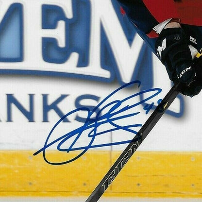 Autographed Florida Panthers Logan Shaw 8x10 Photo Original
