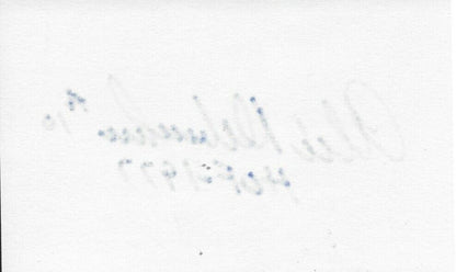 Auto. Hall of Famer Detroit Red Wings Alex Delvecchio Signed 3x5 Index Card