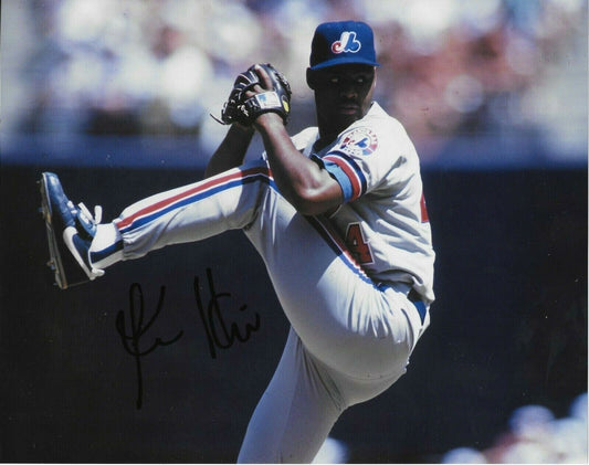 Autographed Montreal Expos Ken Hill 8x10 Photo #2 Original