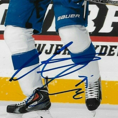Photo autographiée de Matthew Carle du Lightning de Tampa Bay, format 8 x 10, n° 2, originale 