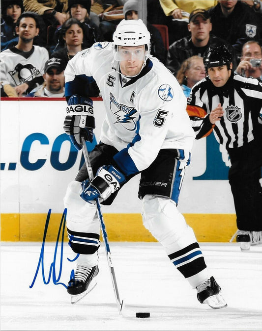 Autographed Tampa Bay Lightning Mattias Ohlund 8x10 Photo  Original