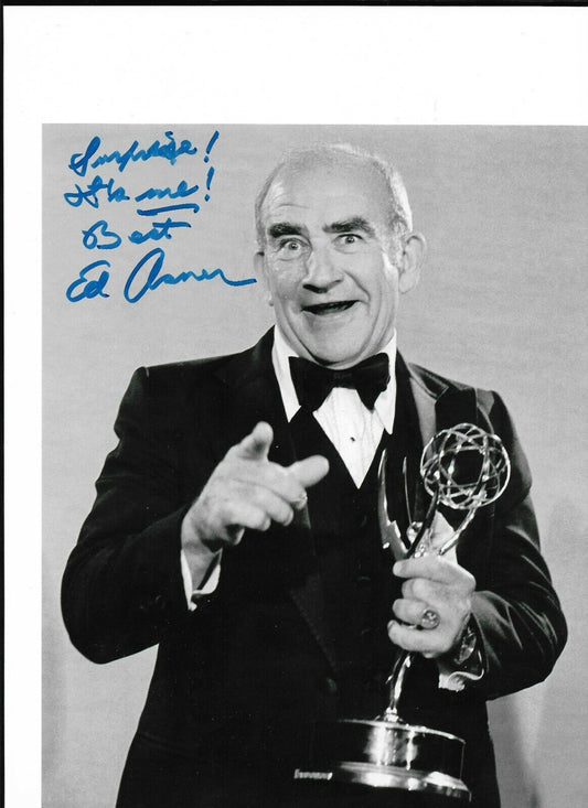 Autographed Award winner Ed Asner signed 8x10 photo