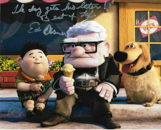 Autographed Award winner Ed Asner signed  Up 8x10 photo 2