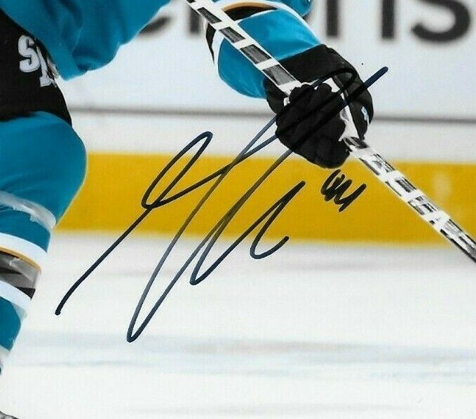 Autographed San Jose Sharks Marc Edouard Vlasic 8x10 Photo #2 Original