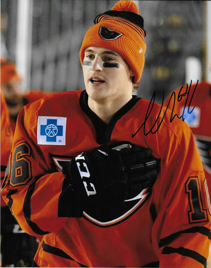 Autographed Philadelphia Flyers Nicolas Aube Kubel 8x10 Photo Original