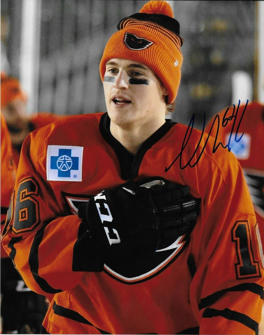 Autographed Philadelphia Flyers Nicolas Aube Kubel 8x10 Photo Original
