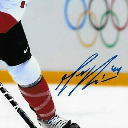 Autographed San Jose Sharks Marc Edouard Vlasic Team Canada 8x10 Photo Original