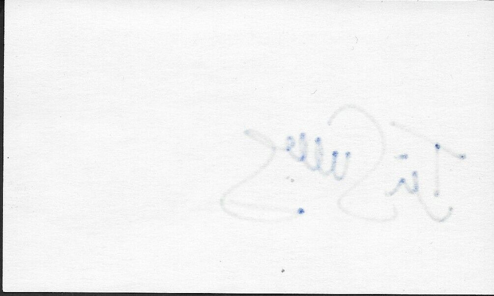 Carte d'index 3x5 signée par Tim Sweeney des Bruins de Boston