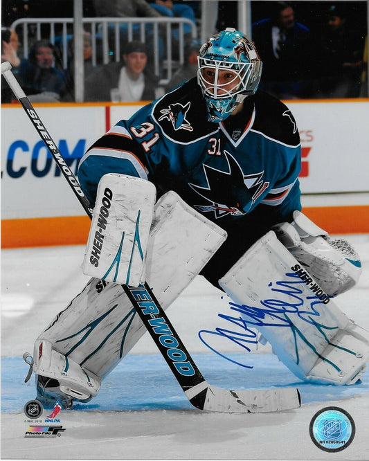 Autographed San Jose Sharks Antti Niemi 8x10 Photo Original