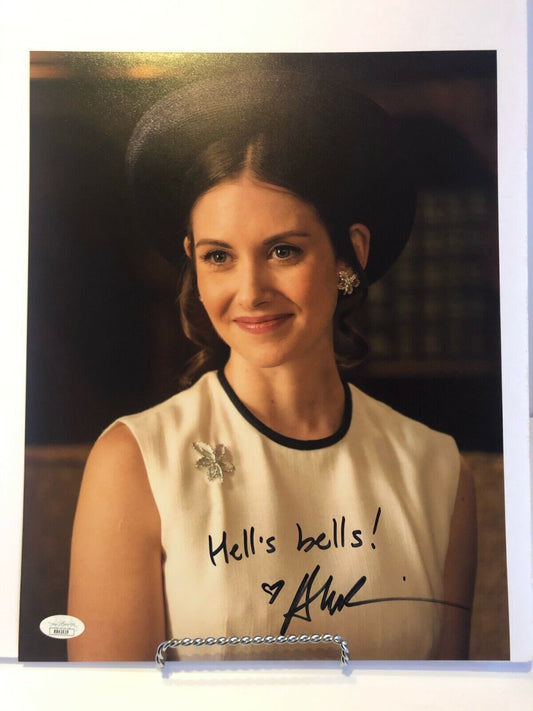 Autographed Mad Men signed Alison Brie 11x14 w/ JSA cert Original