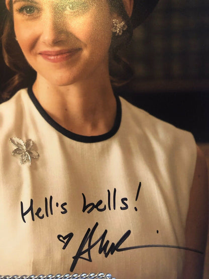 Autographed Mad Men signed Alison Brie 11x14 w/ JSA cert Original